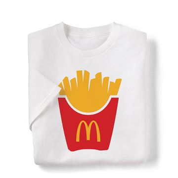 Picture of Large Fry Box Icon Graphic Tee