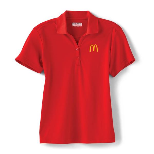 Picture of Ladies' Moreno Red Performance Polo
