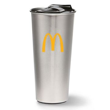 Picture of Golden Arches 16 oz Silver Tumbler