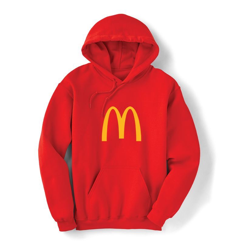 Red Arches Hoodie - Smilemakers | McDonald's approved vendor for ...