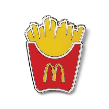 McDonald's Pins 100% Service Teachers Apple Mickey D's