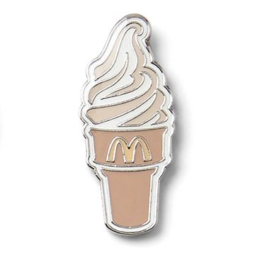 Picture of Vanilla Ice Cream Cone Lapel Pin