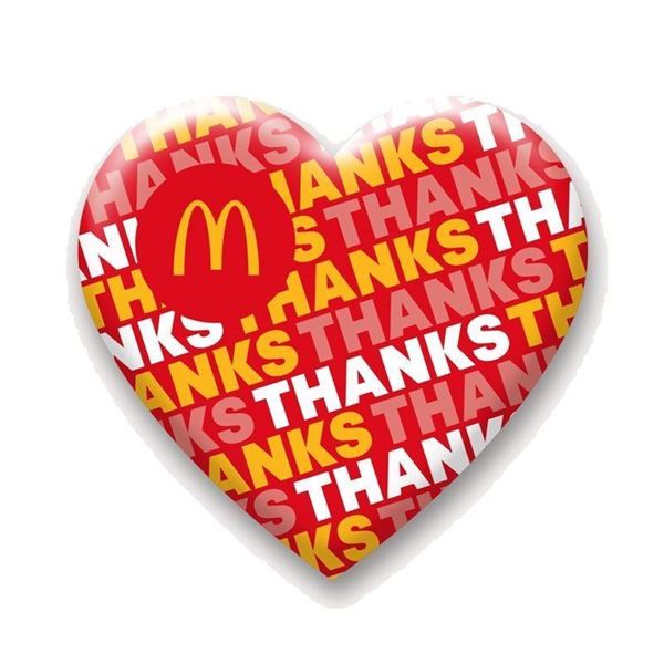 Picture of Thanks Heart Lapel Pin