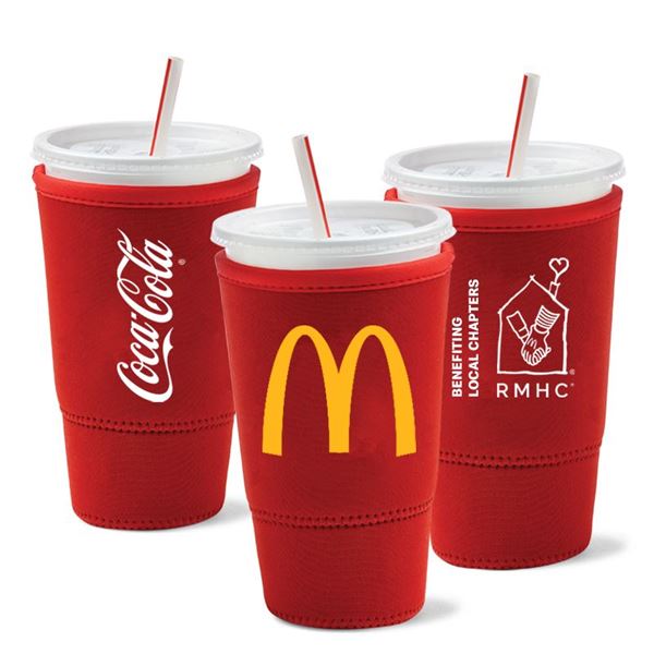 Picture of RMHC Sok-It® 30oz Universal SodaSok Cold Cup Sleeve 50/CS - Coca-Cola