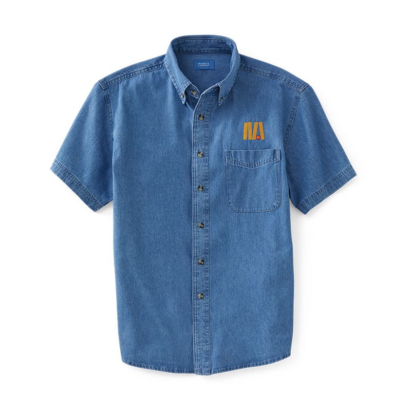 Men's Jumble Denim Button Down - Smilemakers | McDonald's approved ...
