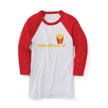 Picture of Fries Above All 3/4 Sleeve T-shirt