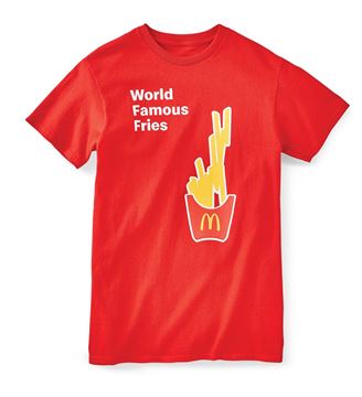 Picture of World Famous Fries Red Short Sleeve T-shirt