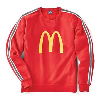 Unisex Arches Red Crewneck Sweatshirt 