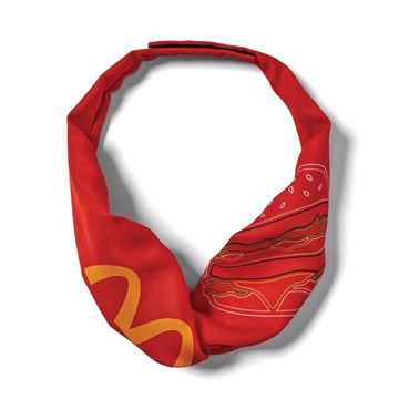 Picture of Ladies Big Mac Outline Tie Red