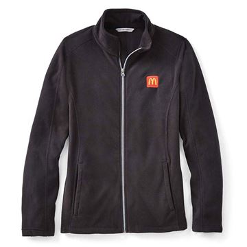 Picture of Ladies' Black Microfleece Jacket