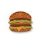Picture of Glitter Big Mac lapel pin