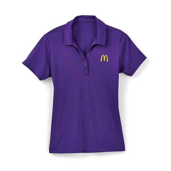 Picture of Ladies' Purple Performance Polo