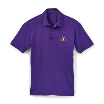 Picture of Mens' Purple Performance Polo