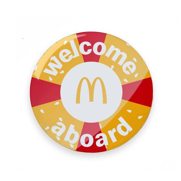 Picture of Welcome Aboard Pin