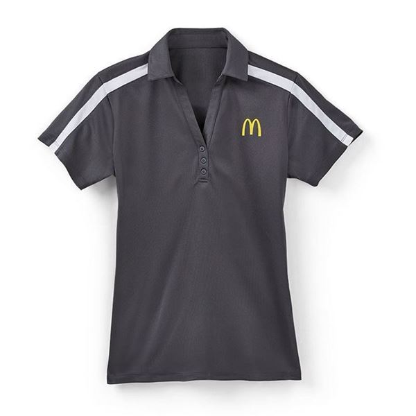 Picture of Ladies' Grey Stripe Polo