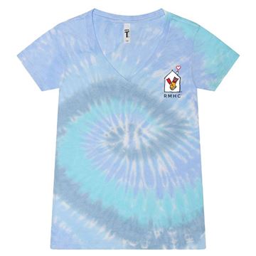 Picture of RMHC Women's Tie Dye V-Neck