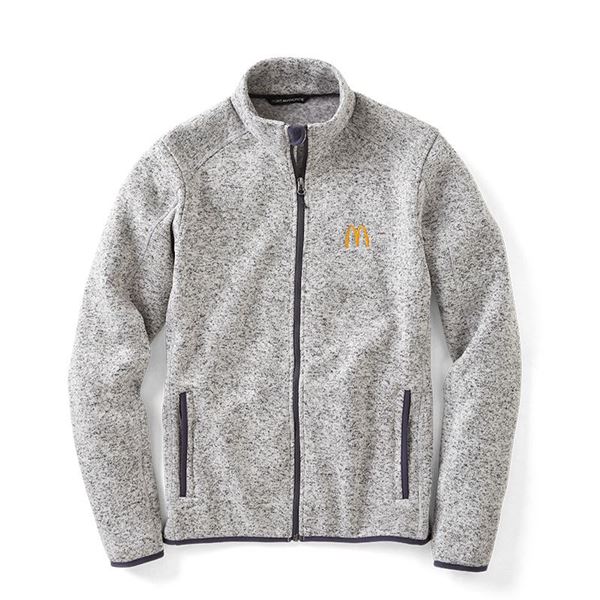 Picture of Men's Grey Arches Sweater Fleece Jacket