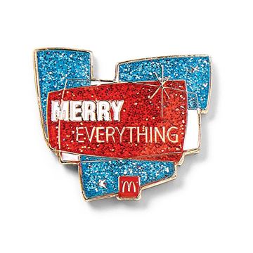 Picture of Glitter Merry Everything Lapel Pin