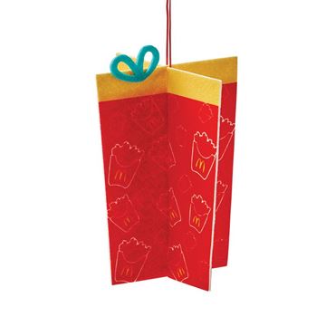 Picture of Fry Box Felt Box Tag/Ornament 