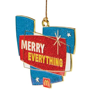 Picture of Merry Everything Glitter Ornament