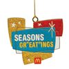 Picture of Seasons Gr"eat"ings Glitter Ornament