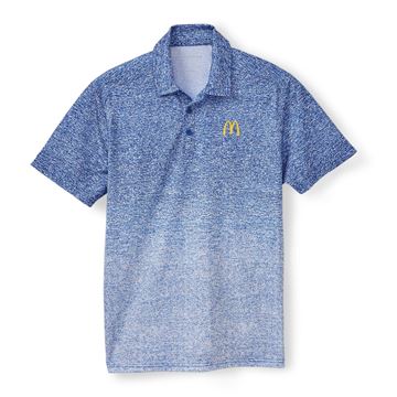 Picture of Unisex Blue Ombre Polo