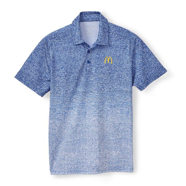 Picture of Unisex Blue Ombre Polo