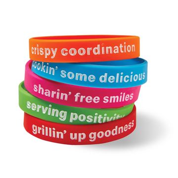 Picture of Silicone Bracelets 5pk