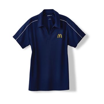 Picture of Ladies' Navy Arches Piped Polo