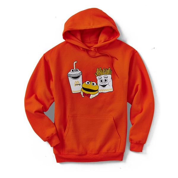 Picture of Unisex Food Buddies Orange Hoodie