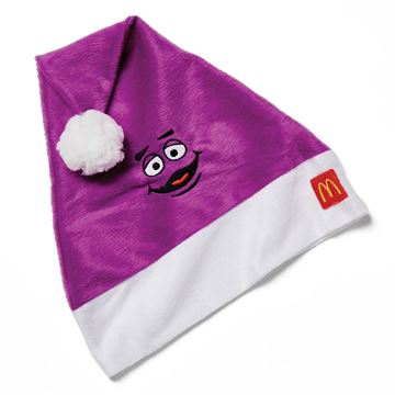 Picture of Grimace Santa Hat