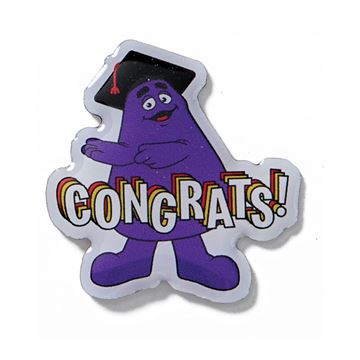 Picture of Congrats Graduate Grimace Pin