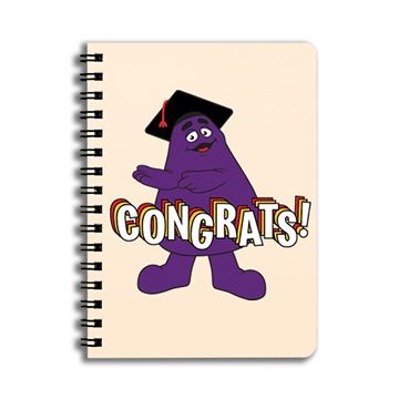 Picture of Congrats Graduate Grimace Mini Notebook
