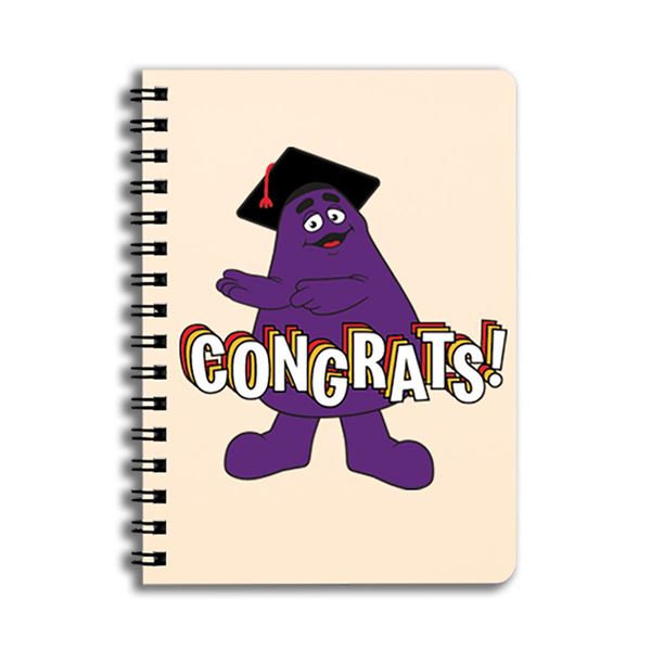 Picture of Congrats Graduate Grimace Mini Notebook