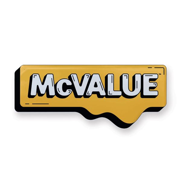 Picture of McValue Buttons  3"" Wide 25/PK