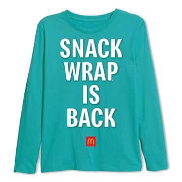 Picture of Snack Wrap is Back Long Sleeve T-Shirt