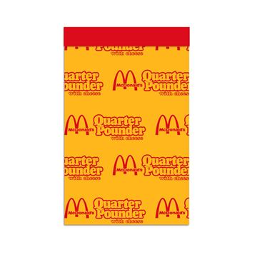 Picture of Quarter Pounder Wrapper Task Pad