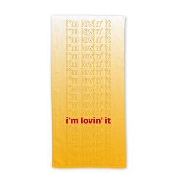 Picture of I’m lovin' it Ombre Beach Towel