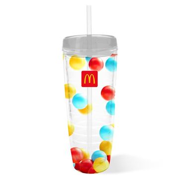 Picture of Ball Pit Tritan™ 26 oz Tumbler with Straw