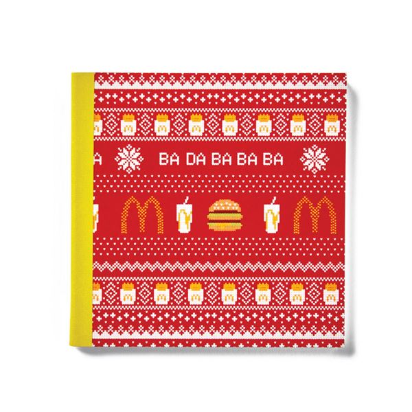 Picture of Holiday Sweater Pattern Square Mini Journal