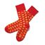 Picture of Red & Gold Snowflake Socks
