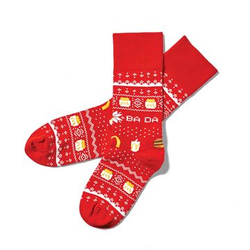Picture of Holiday Sweater Pattern Socks