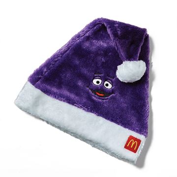 Picture of Grimace Plush Santa Hat