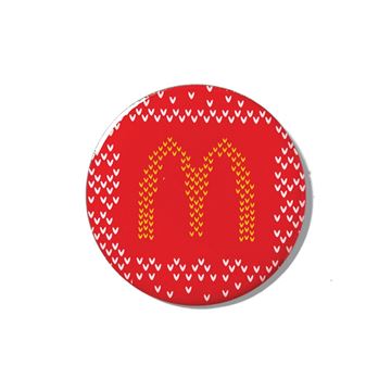 Picture of Sweater Knit Arches Lapel Pin