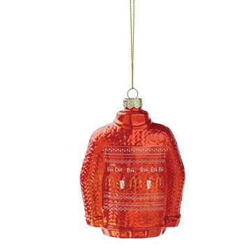 Picture of Ugly Holiday Sweater Blown Glass Ornament
