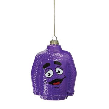 Picture of Grimace Sweater Blown Glass Ornament