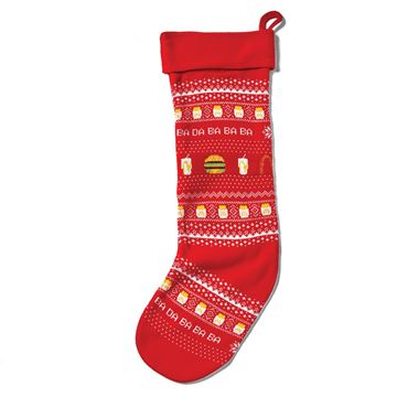 Picture of Holiday Sweater Pattern Knit Stocking