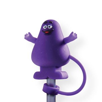 Picture of Grimace Silicone Straw Topper