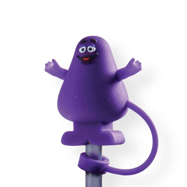 Picture of Grimace Silicone Straw Topper