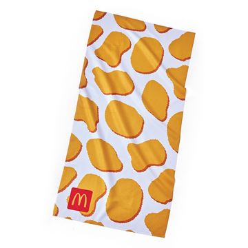 Picture of McNugget Pattern Portable Microfiber Terry Beach Towel